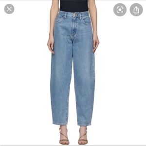 Goldsign curved jeans